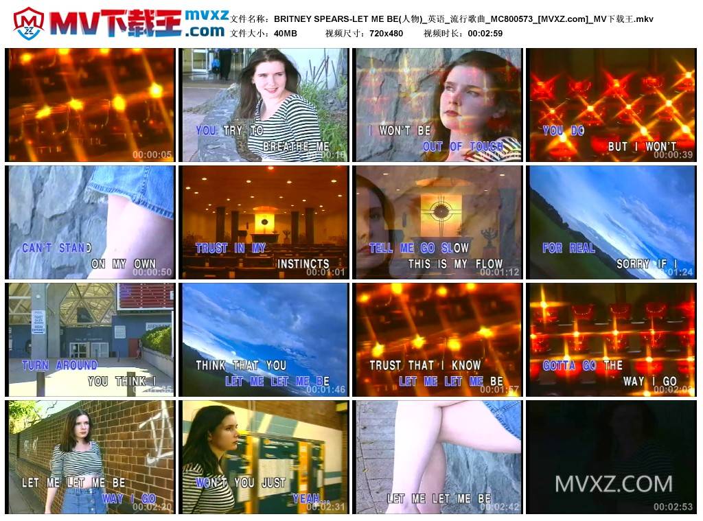 BRITNEY SPEARS-LET ME BE(人物)_英语_流行歌曲_MC800573